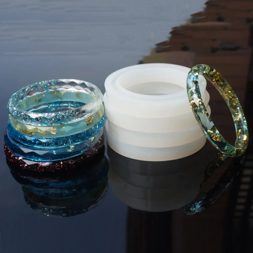 1 pcs 62mm Silicone Mold For Fine Bracelet Bangle Resin Mold Handmade DIY Resin Bangle