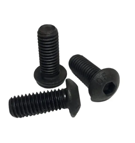 #10-32 x 1" Button Head Socket Cap Screws Plain Finish QTY 200