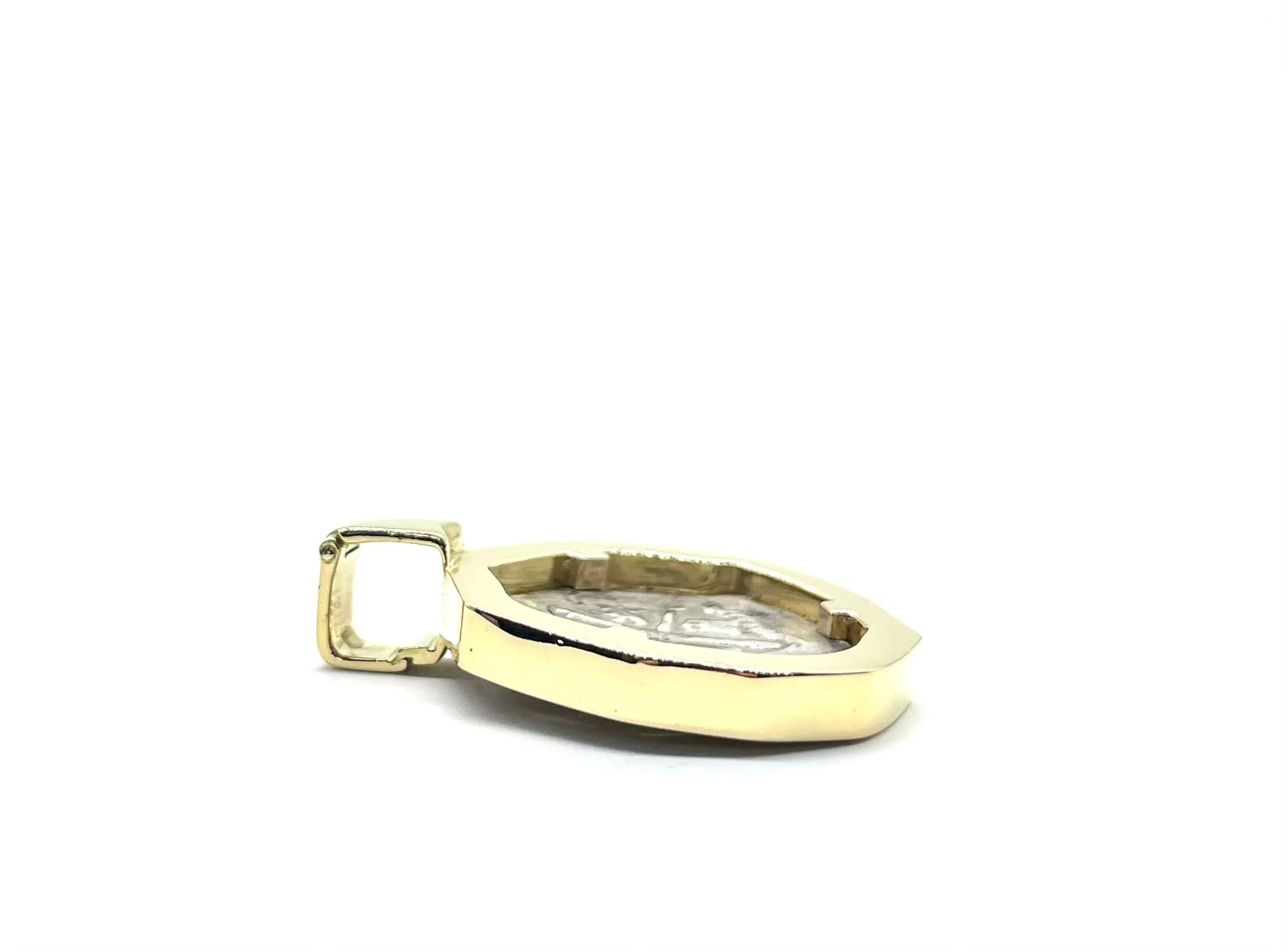 14k Framed Atocha 8 Reale Coin Pendant