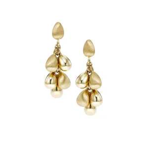 14K Yellow Gold Tear Drop Earrings