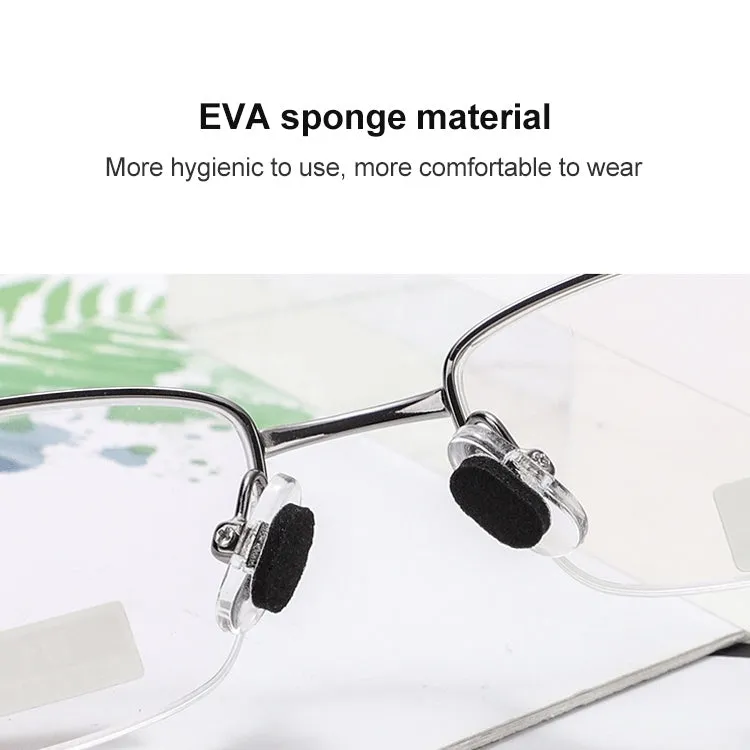 20 PCS Glasses Nose Strip Soft EVA Sponge Nose Mat Comfortable No Pressure Mark Does Not Remove Makeup Anti-Height Eye Frame Nose(Skin Color  1.0mm)
