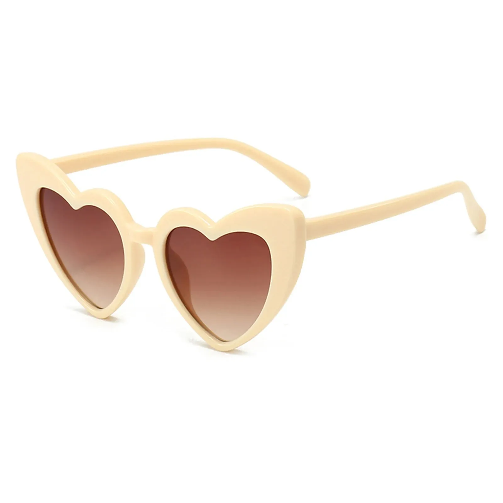 2023-01-05 Lioraitiin Family Matching Sunglasses Lightweight Heart Sun Protection Glasses for Adults Toddler Outdoor Beach