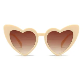 2023-01-05 Lioraitiin Family Matching Sunglasses Lightweight Heart Sun Protection Glasses for Adults Toddler Outdoor Beach