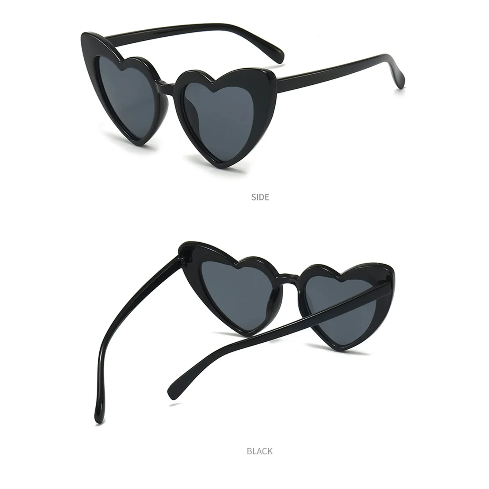 2023-01-05 Lioraitiin Family Matching Sunglasses Lightweight Heart Sun Protection Glasses for Adults Toddler Outdoor Beach