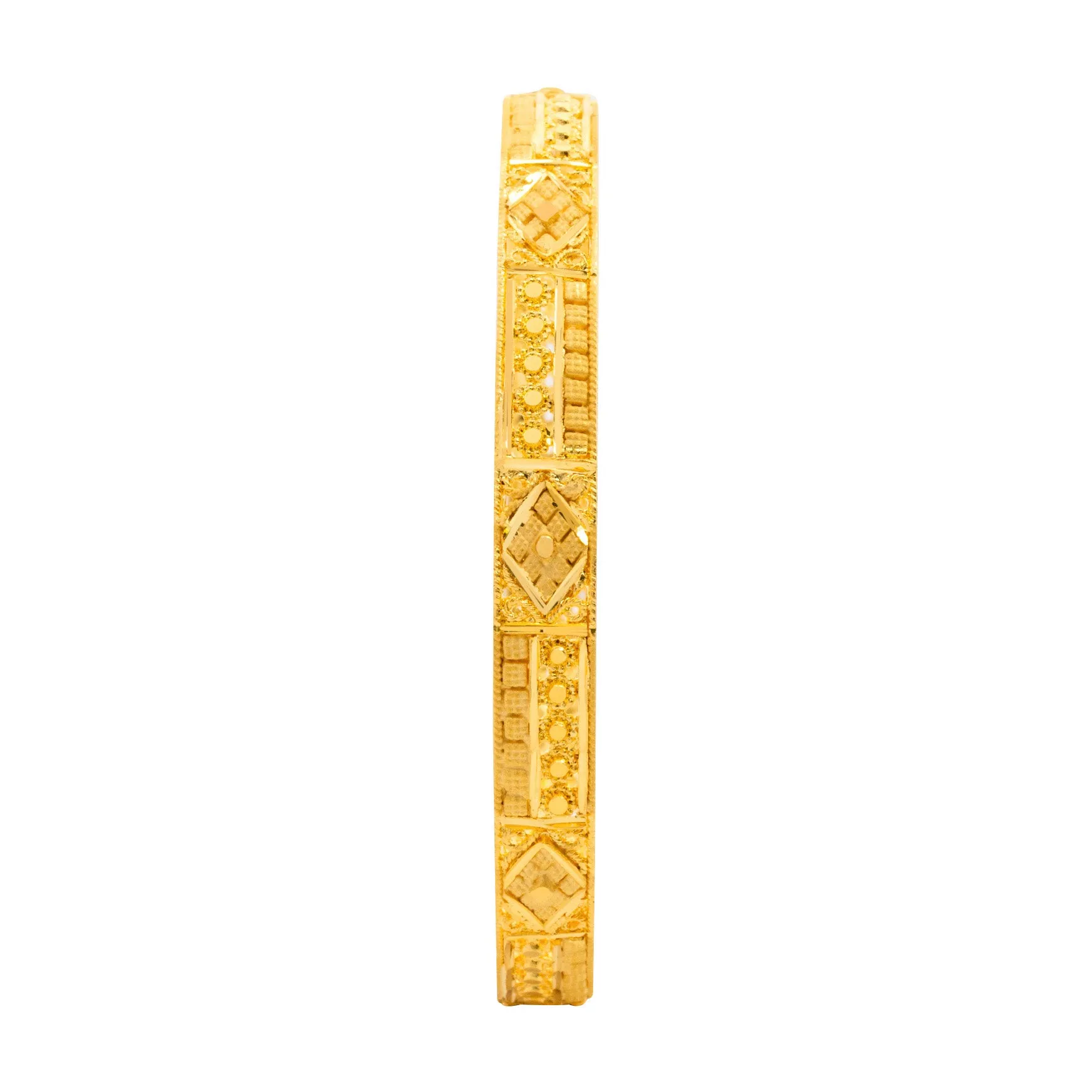 24ct Heavy Gold Plated Sunheri Bangle PGB78-022