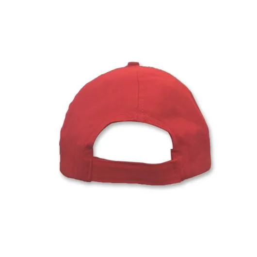 6-Panel Cotton Baseball Cap with velcro