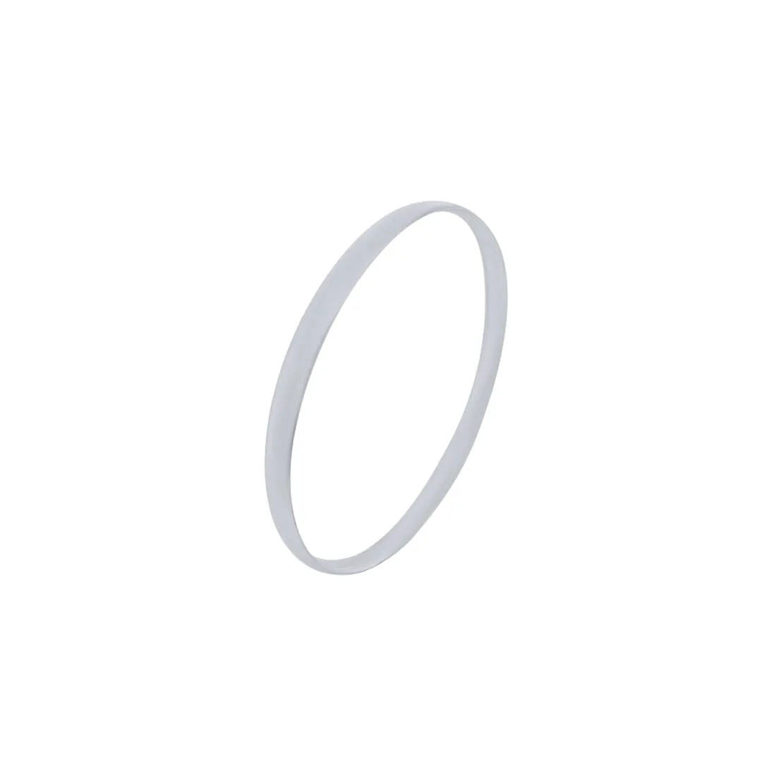 69mm Solid Half Round Bangle in Sterling Silver