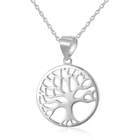 925 Sterling Silver Tree of Life Necklace