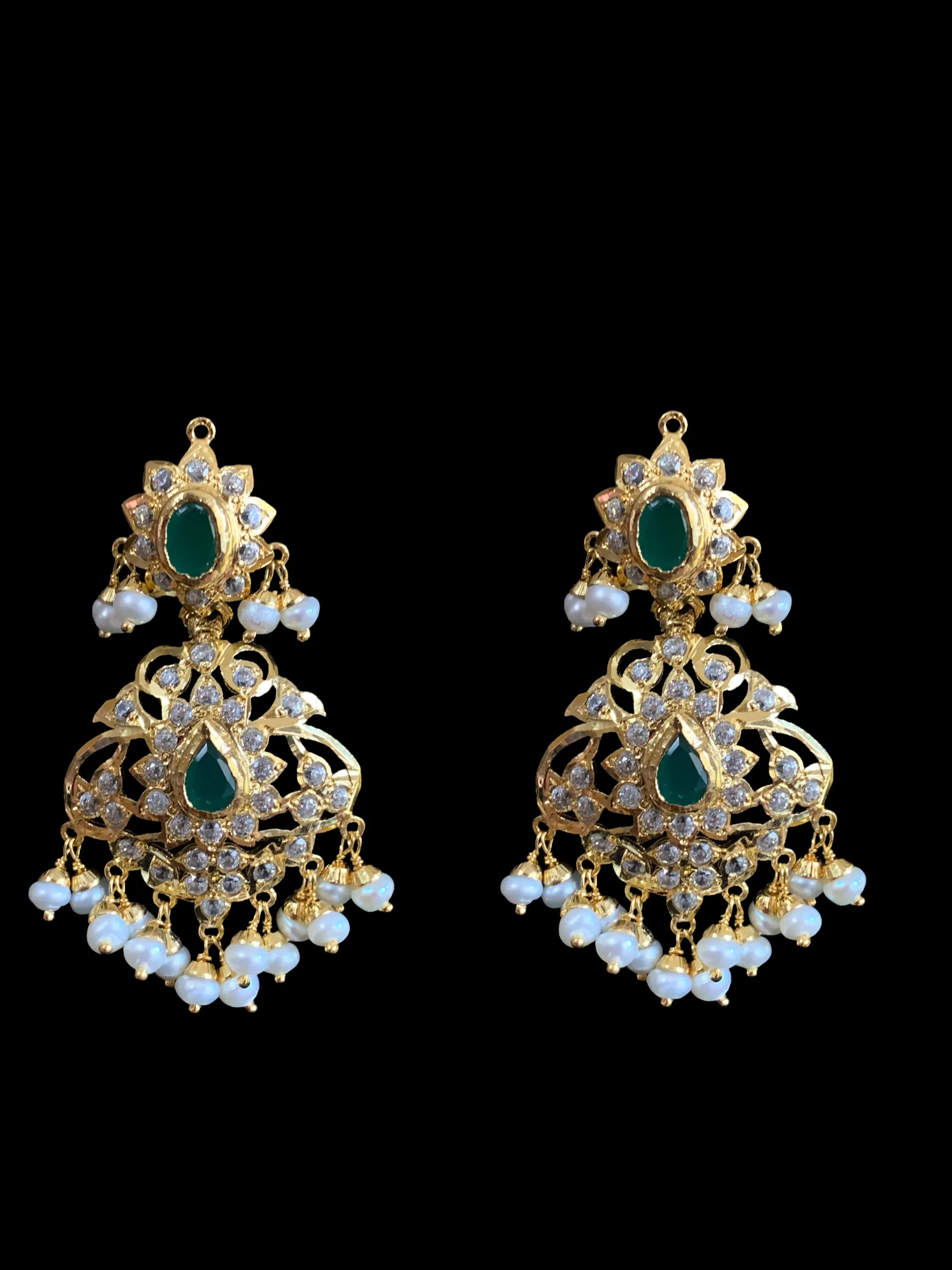 AFSANA  gold plated silver necklace set ( READY TO SHIP )