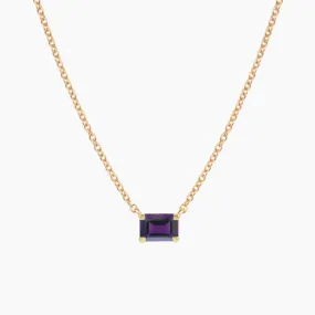 Amethyst Birthstone Necklace