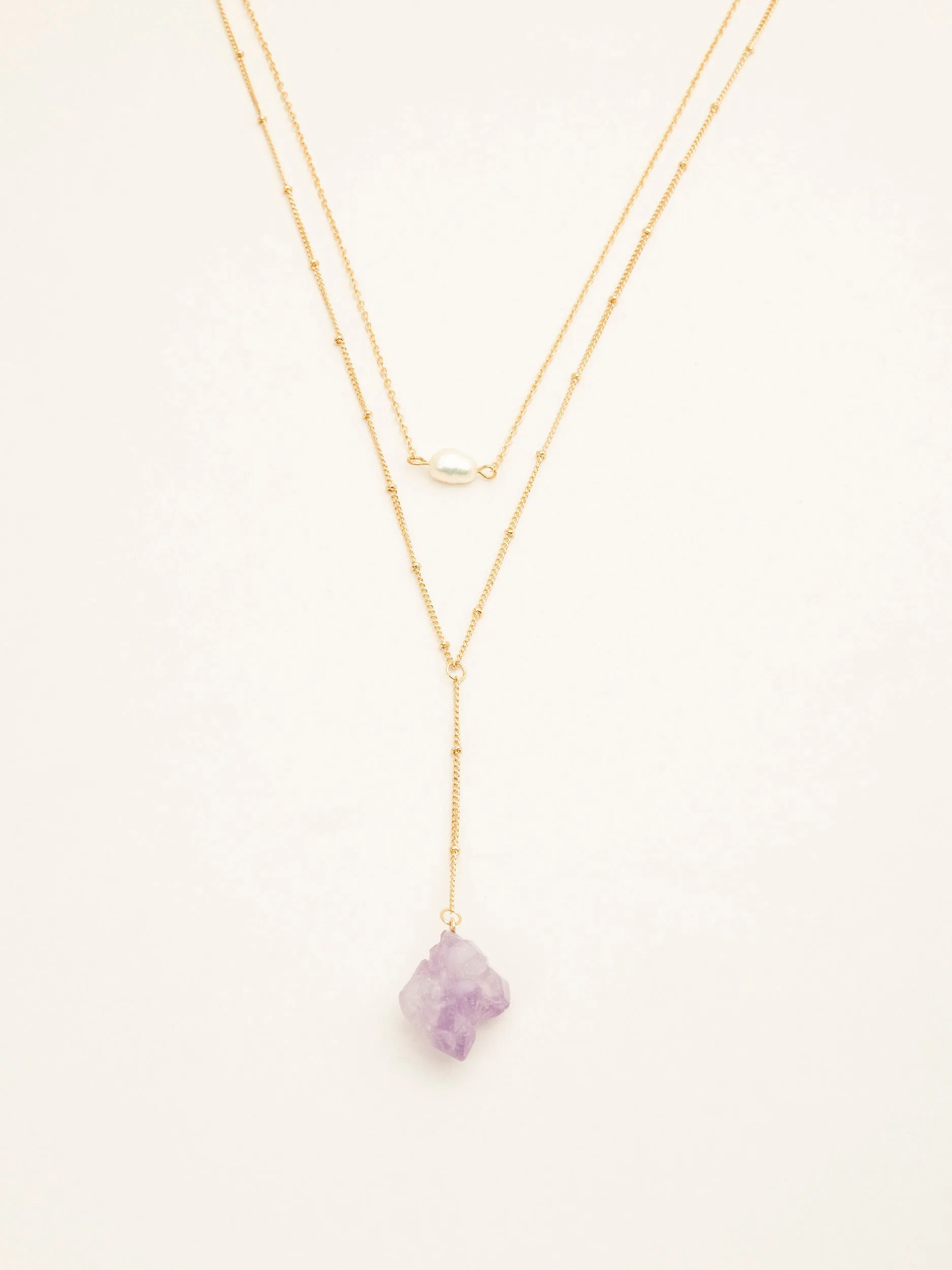 Amethyst Layered Necklace