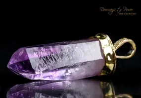 Amethyst Light Language Pendant Sunken Record Keepers™ 22k