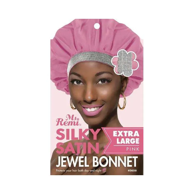 ANNIE Silky Satin Jewel Bonnet X Large [Assorted Color] #03608