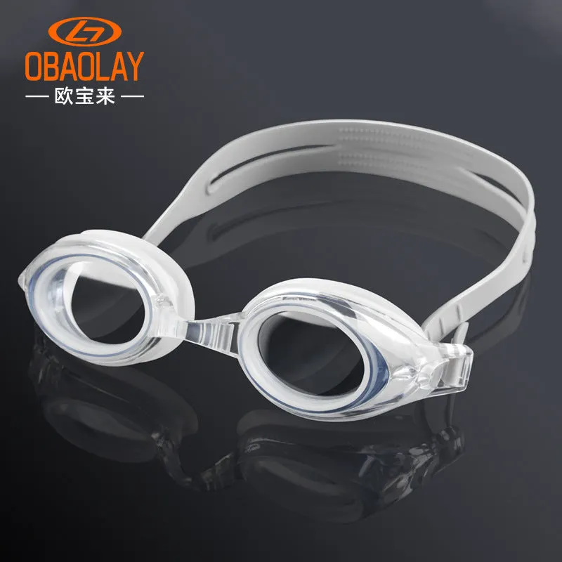 Anti-Fog Waterproof HD Large Frame Swimming Glasses Equipment Unisex Myopia Glasses