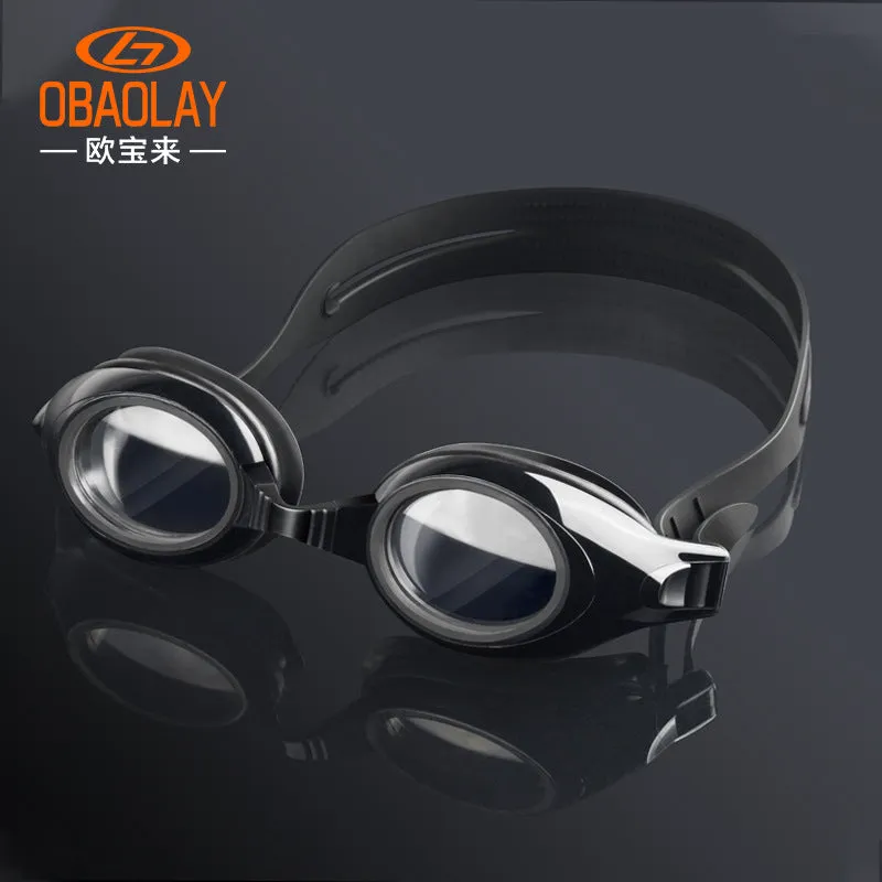 Anti-Fog Waterproof HD Large Frame Swimming Glasses Equipment Unisex Myopia Glasses