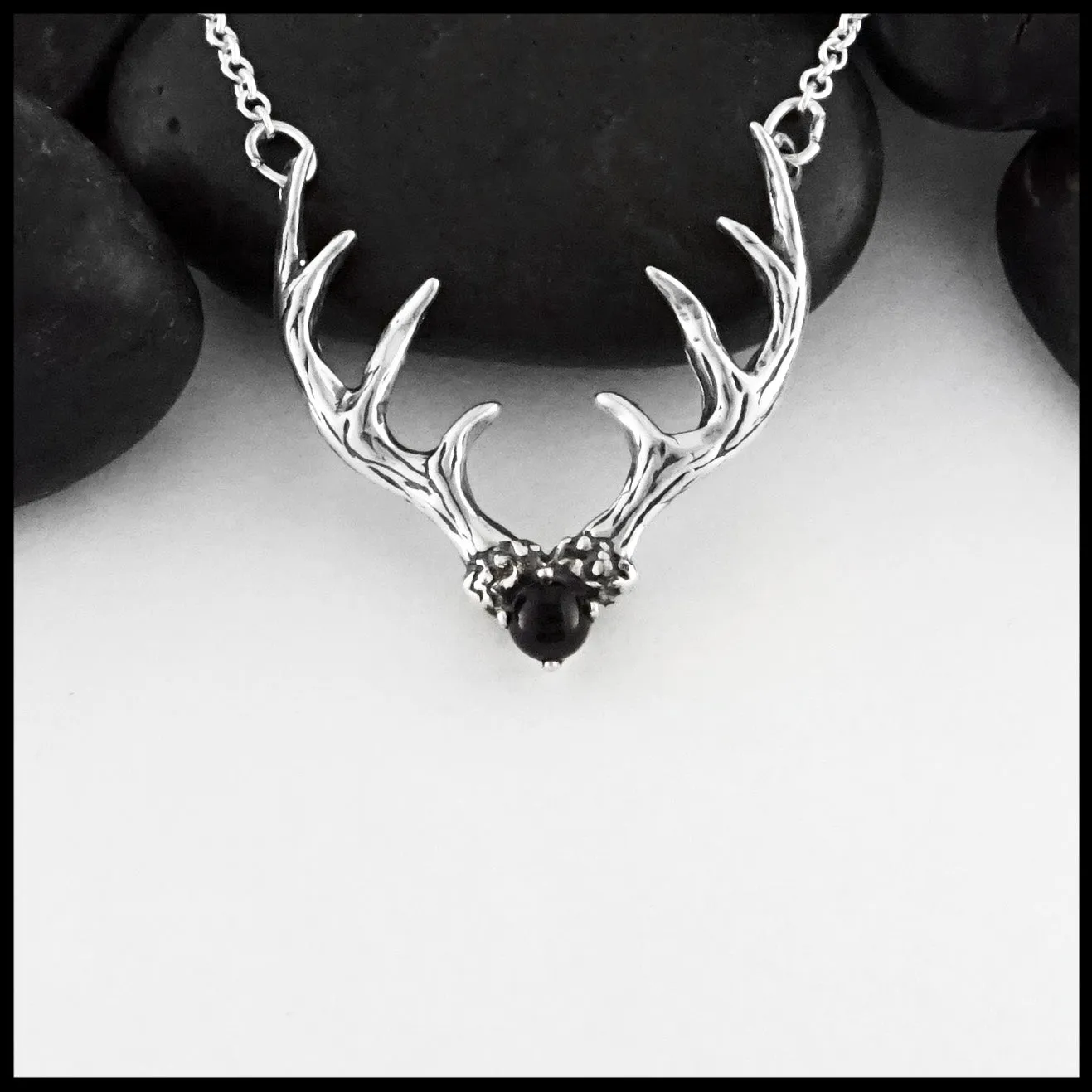 Antler Gemstone Pendant