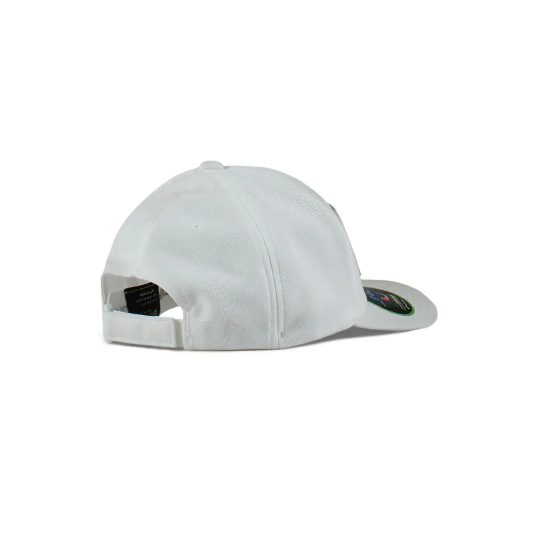Ariat FlexFit 110 Embroidered Horizontal Shield White Cap