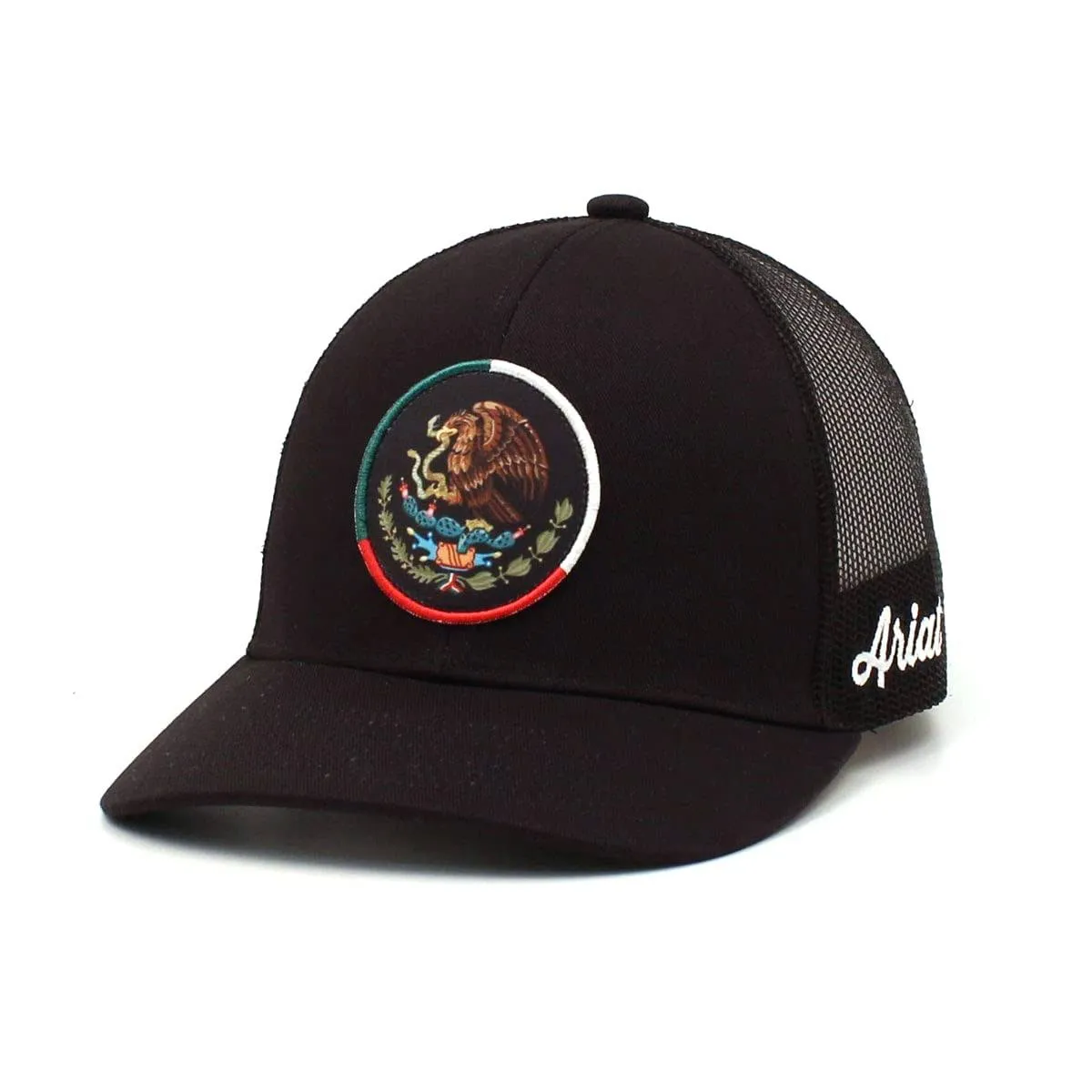 Ariat Men's Mexico Flag Eagle Black SnapBack