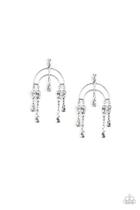ARTIFACTS of Life Silver Paparazzi Earrings