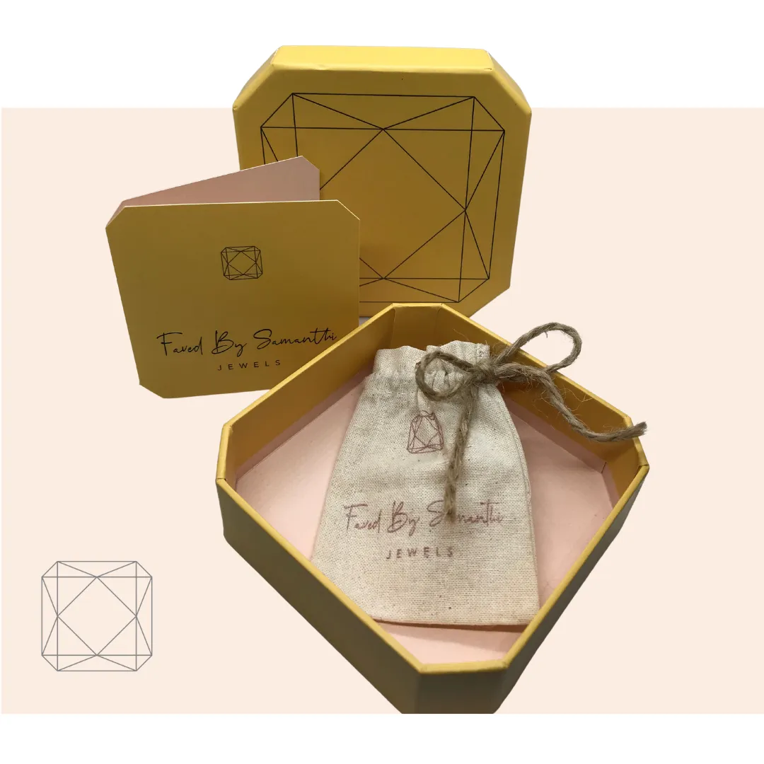 Asscher Cut Gemstone Earrings | Smoky and Rose Quartz | Sparkles Stargaze Collection