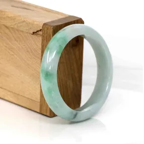 Baikalla Classic Real Jade Jadeite Bangle Bracelet ( 53.38 mm )#340