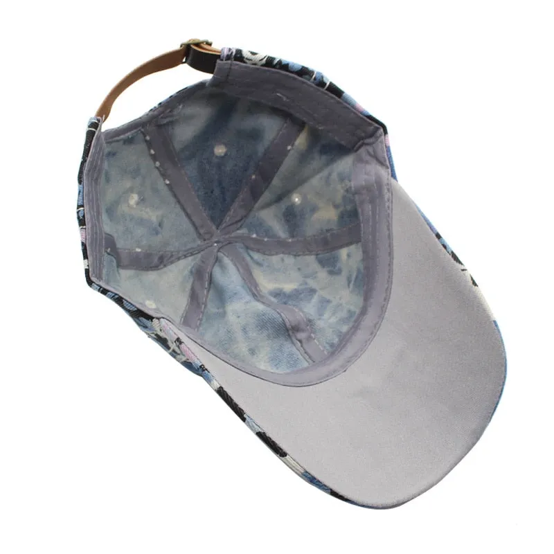 Baseball Cap Snapback Caps Hats For Men Women Casquette Jean Bone Denim Gorras Female Male Brand Baseball Hat Cap