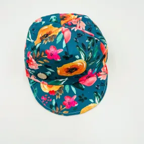 Baseball Cap (Teal Floral)