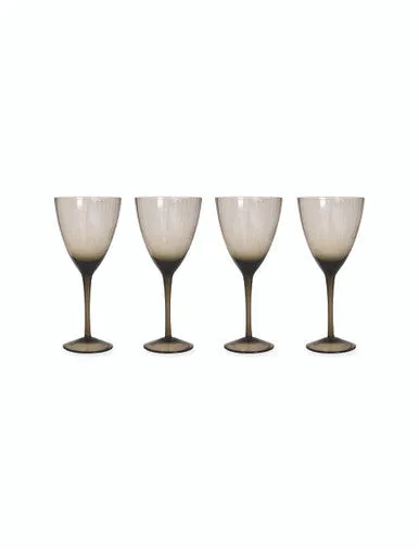 Berkeley Wine Glasses Smoke Set of 4