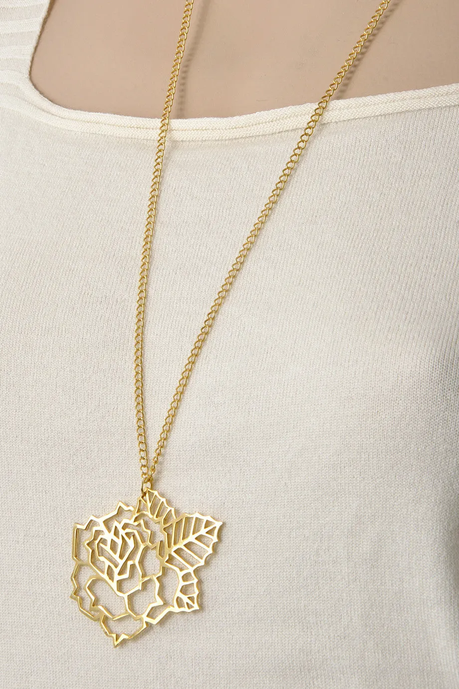 Big Rose Gold Pendant