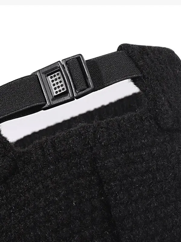 Blue Beanie with Strap