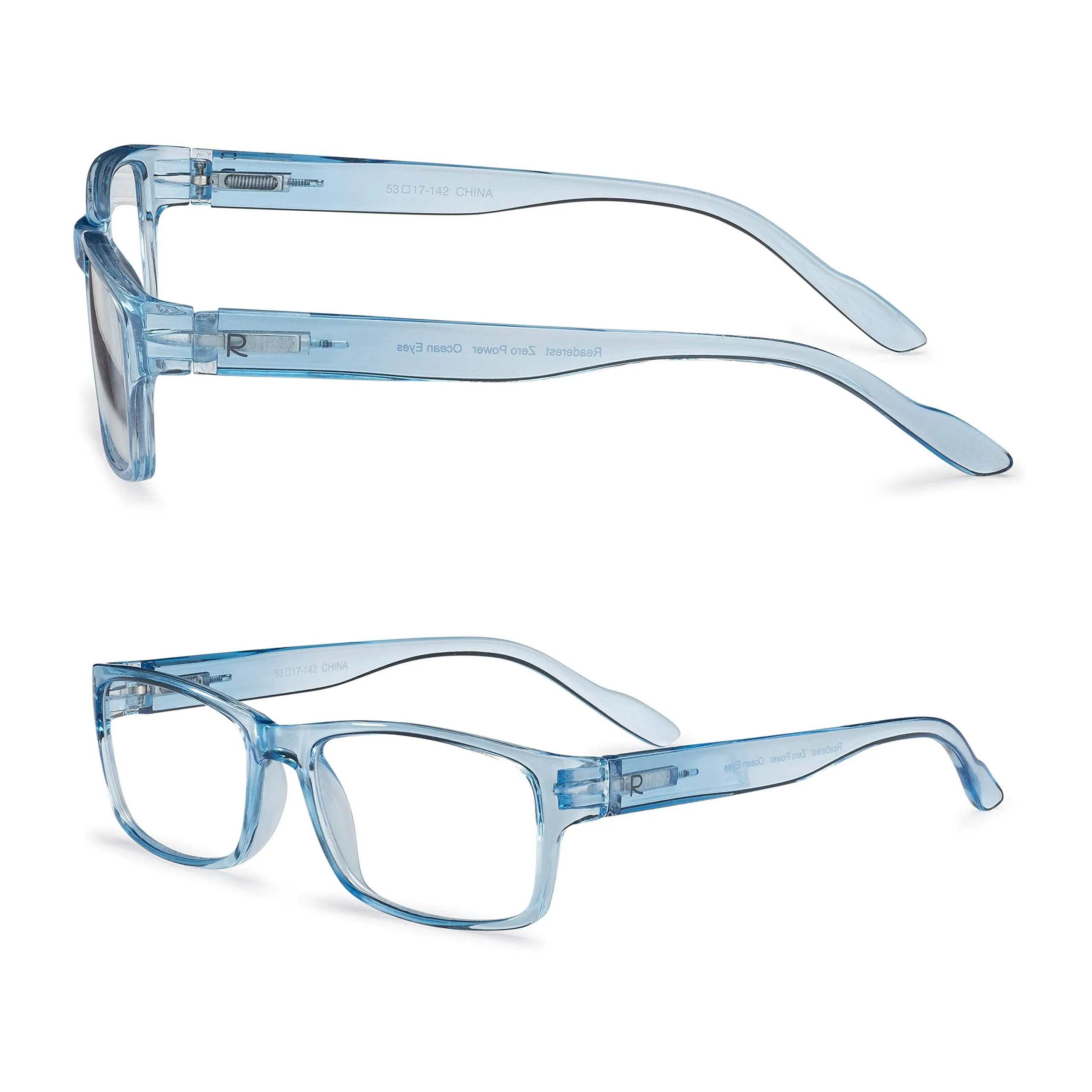 Blue-Light-Blocking-Reading-Glasses-Light-Blue-3-50-Magnification Anti Glare