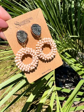 Blush Bubble Earrings