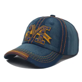 Brand Denim Jeans Vintage Men Baseball Cap Women Snapback Hats Caps For Men Summer Bone Gorras Casquette Male Baseball Hat Cap