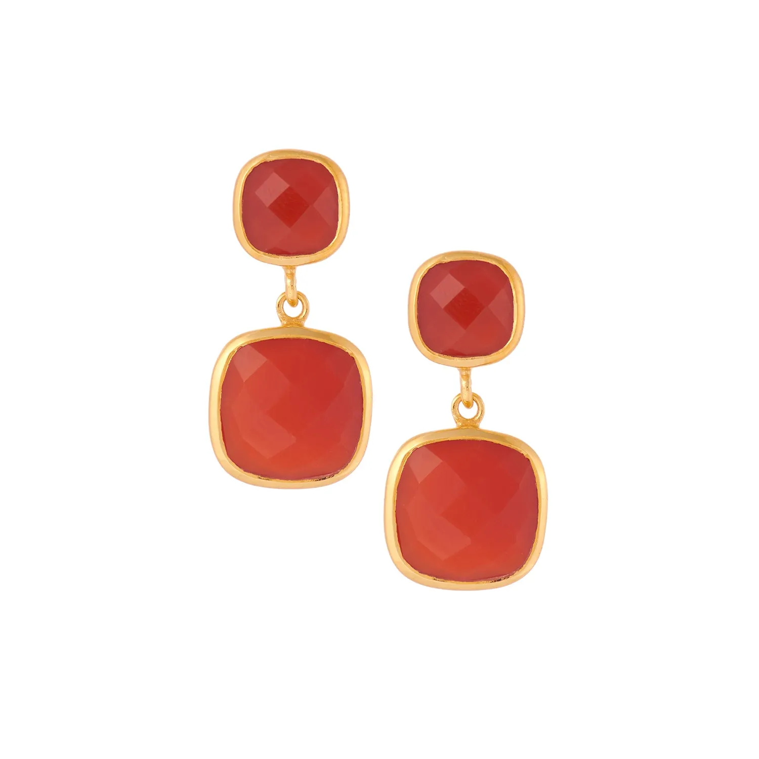 Brigid Earrings, Gold Vermeil