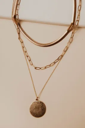 Brinley Layered Circle Necklace