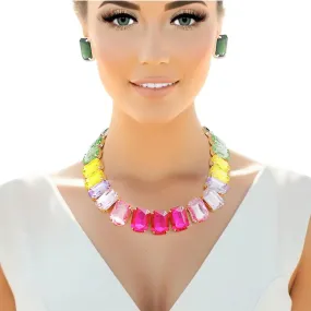 Captivating Multicolor Necklace Set - Define Sophisticated Style