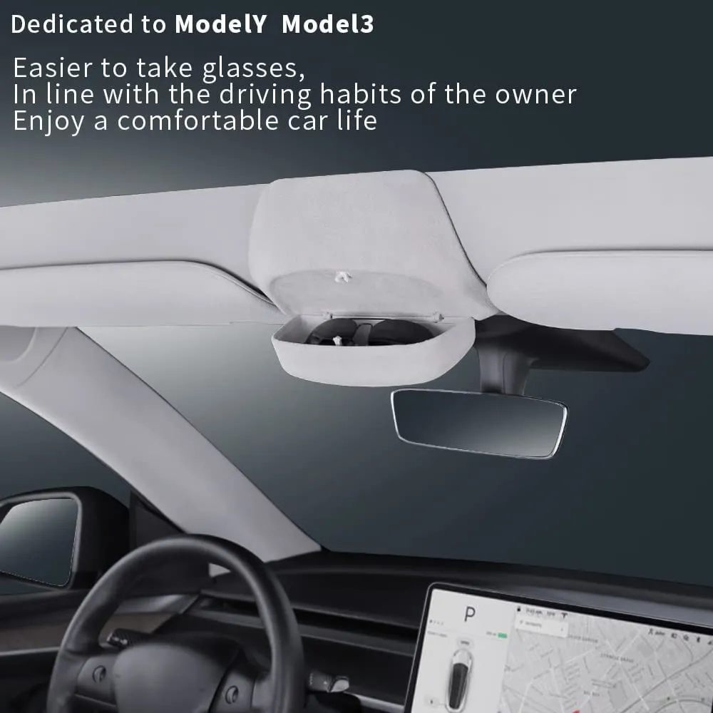 Car Roof Sunglasses Holder for Tesla Model 3
