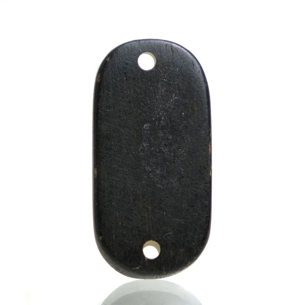 Carved Bone Pendant, Snake 3