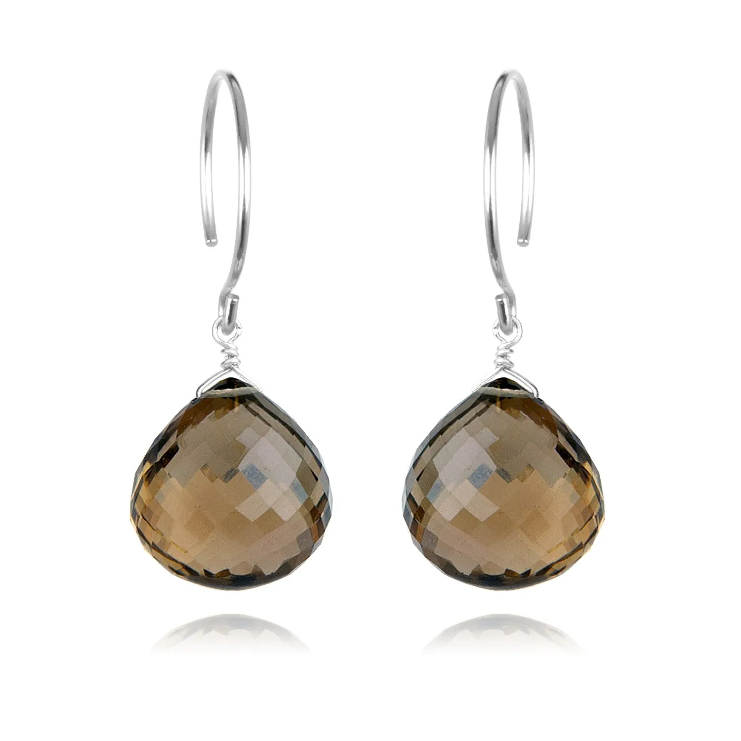 Catherine Earring-Smoky Quartz