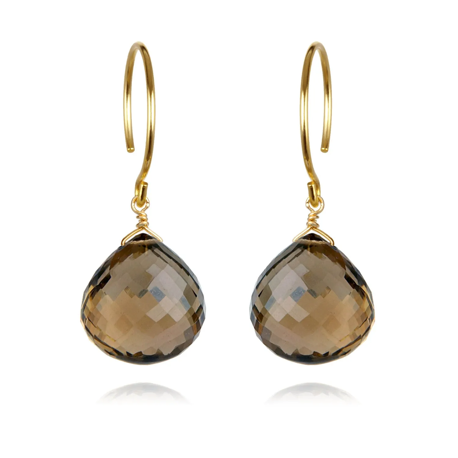 Catherine Earring-Smoky Quartz