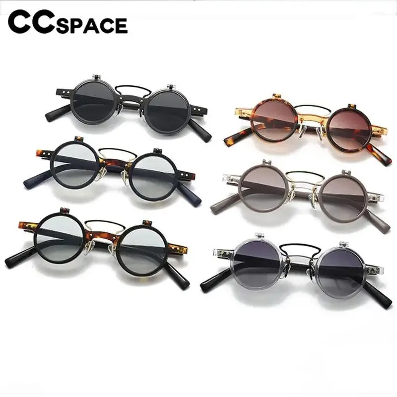 CCspace Unisex Full Rim Small Round Tr 90 Reading Glasses R57037