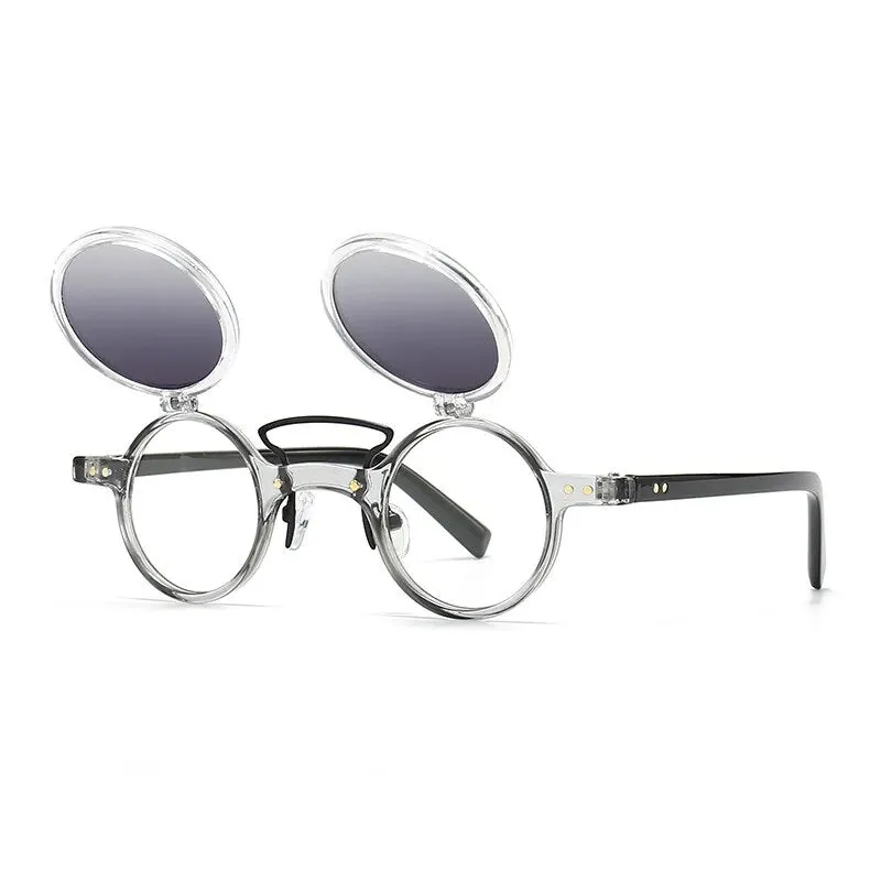 CCspace Unisex Full Rim Small Round Tr 90 Reading Glasses R57037