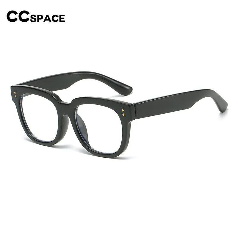 CCspace Unisex Full Rim Square Cat Eye Acetate Reading Glasses 55620
