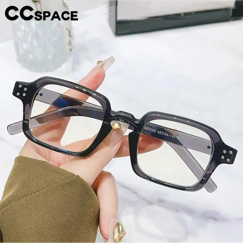 CCspace Women's Full Rim Square Polycarbonate Reading Glasses R57197
