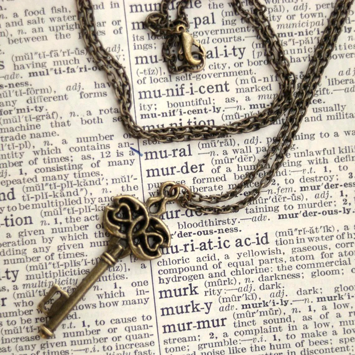 Celtic Key Pendant Necklace