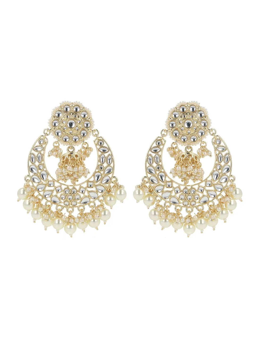 Centre Jumki Chandbali Earrings