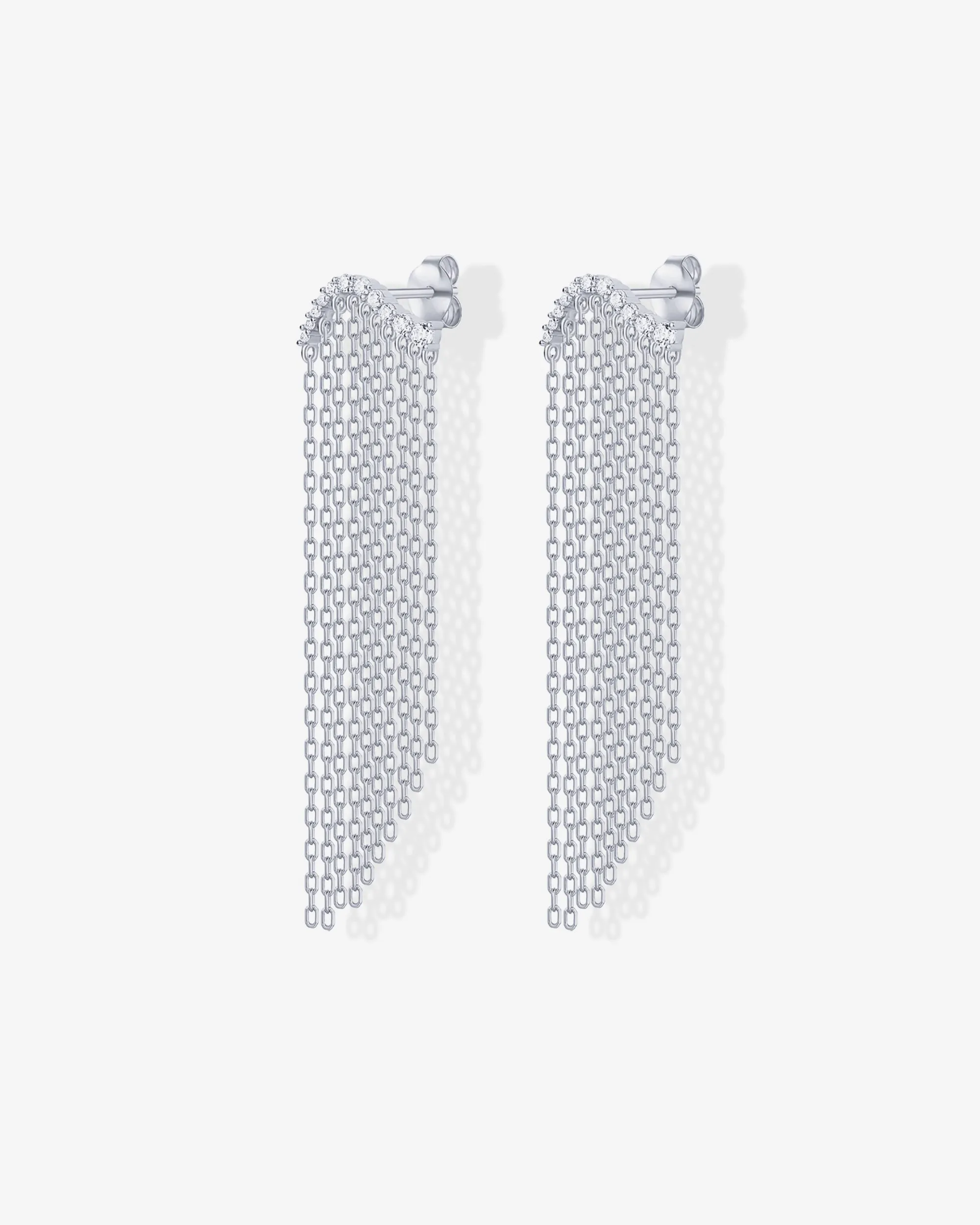 Chain Crawler Dangle Earrings