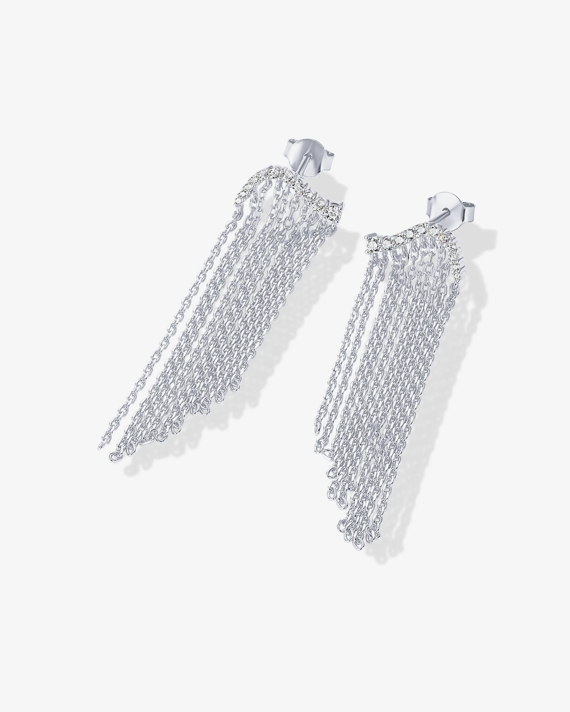 Chain Crawler Dangle Earrings