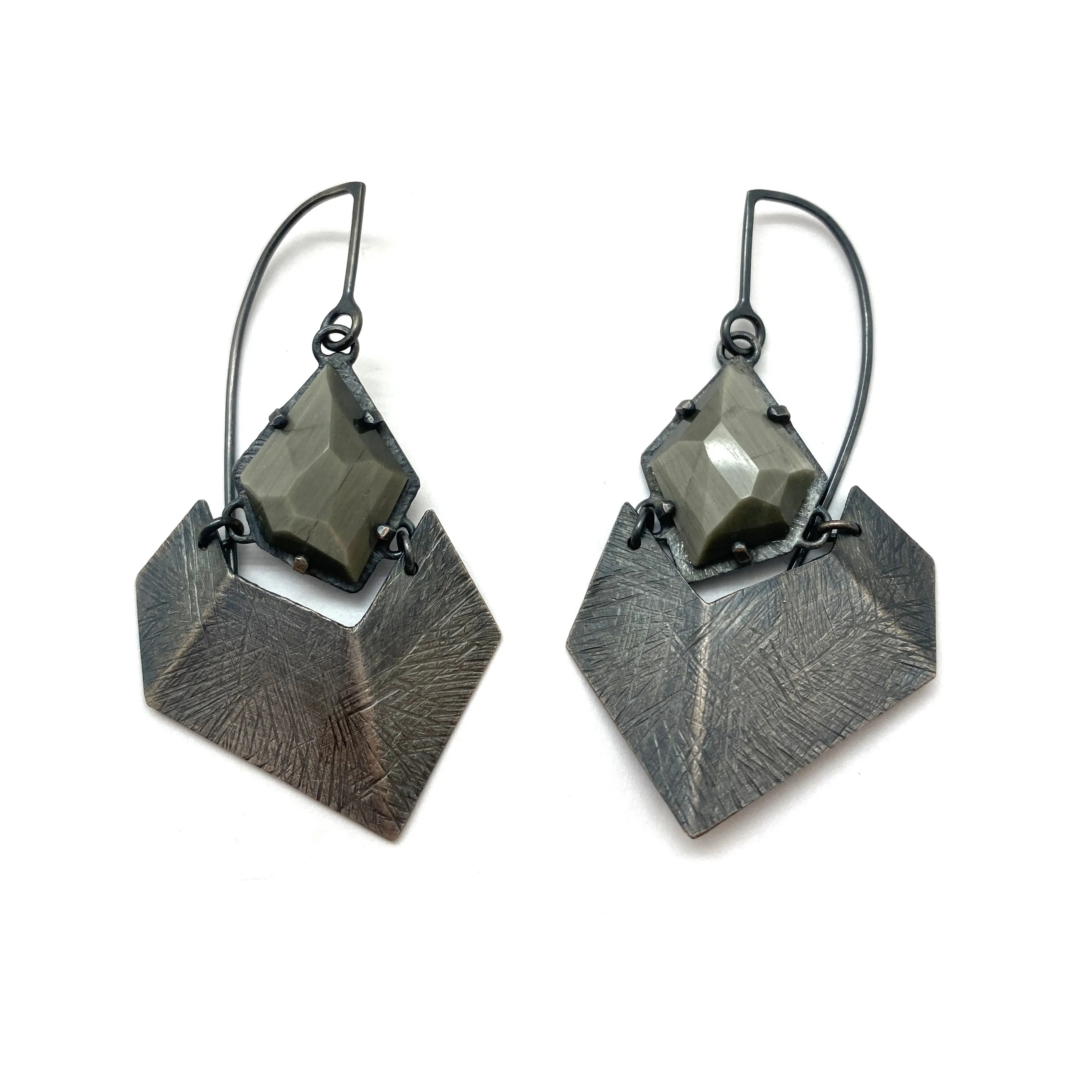 Chatoyant Quartz Earrings