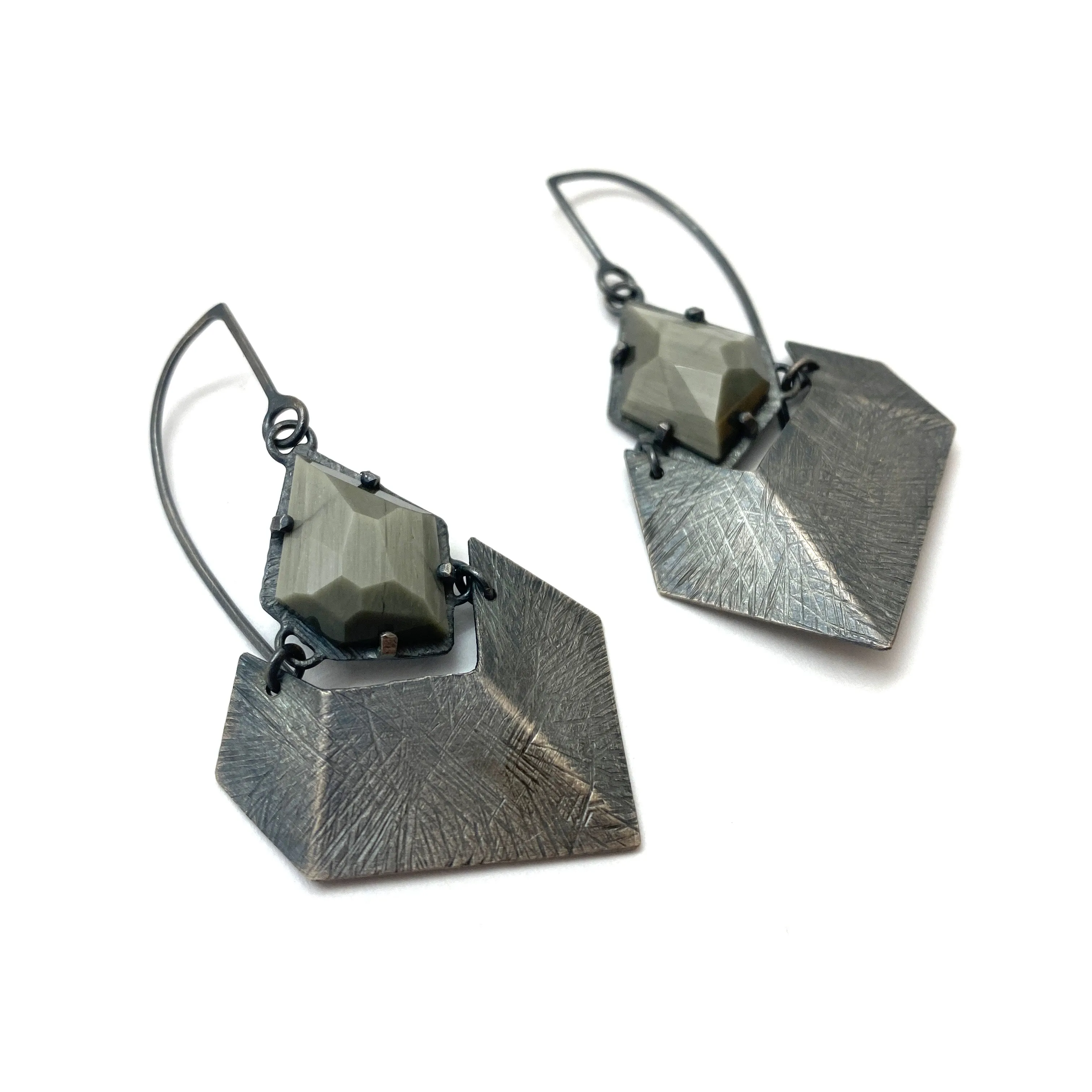 Chatoyant Quartz Earrings